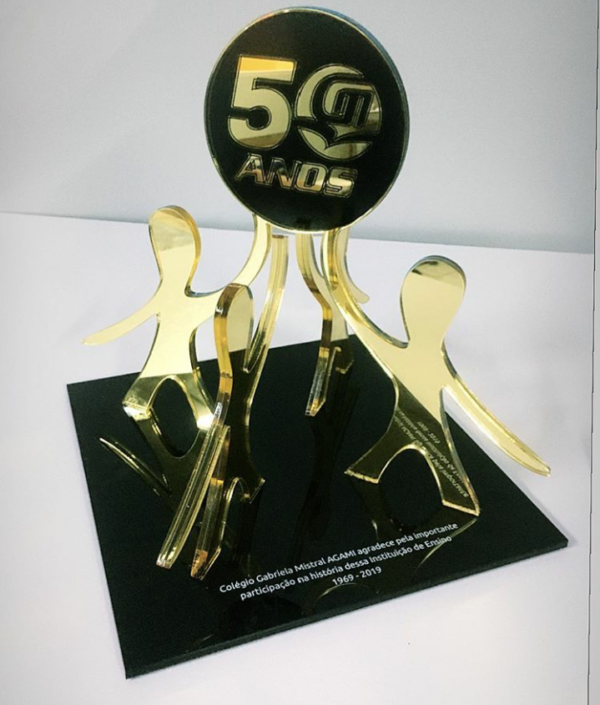 Troféu Acrílico 10x15cm